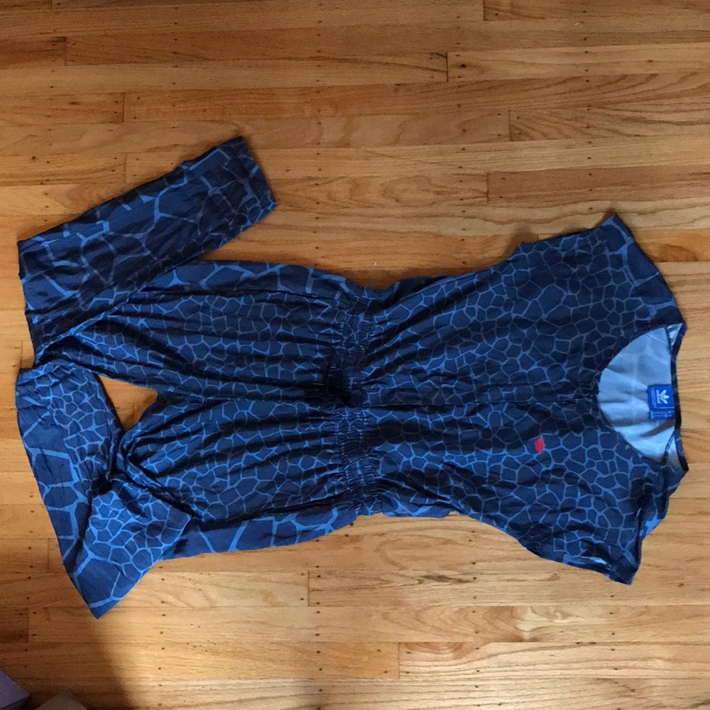 Adidas giraffe abstract print jumpsuit size S